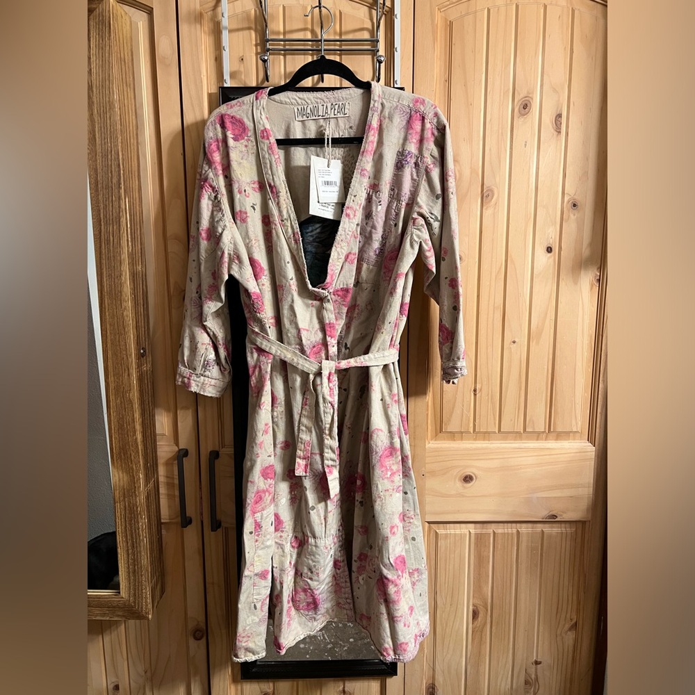 *SOLD* Magnolia Pearl Floral Sloan Smock Dress DRESS 866-ORCBM NWT
